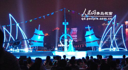 2010青岛国际帆船周开幕式晚会精彩纷呈